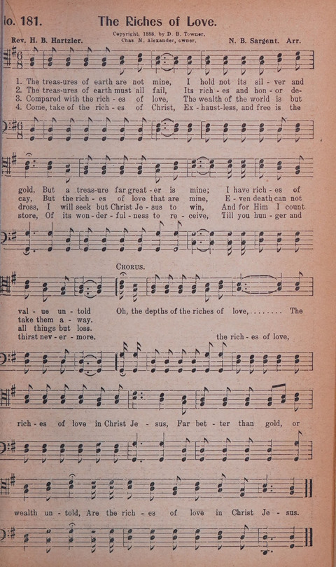 World Wide Revival Songs No. 2: for the Church, Sunday school and Evangelistic Campains page 175