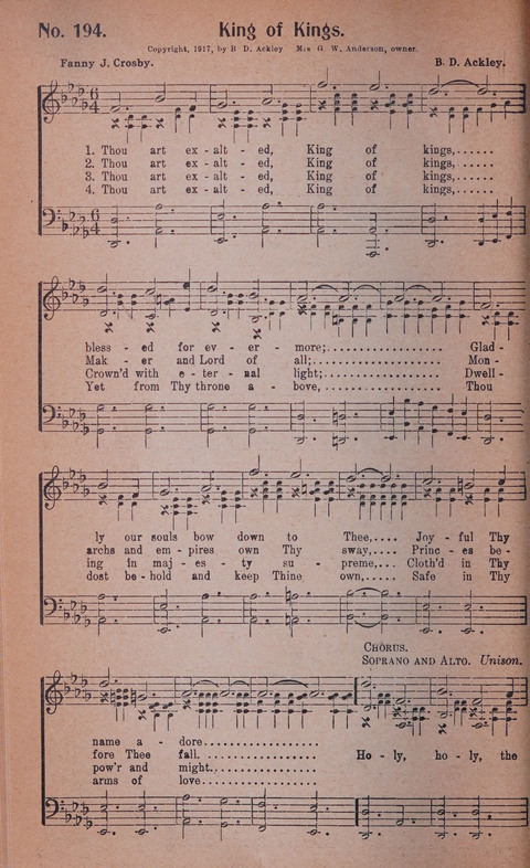 World Wide Revival Songs No. 2: for the Church, Sunday school and Evangelistic Campains page 190
