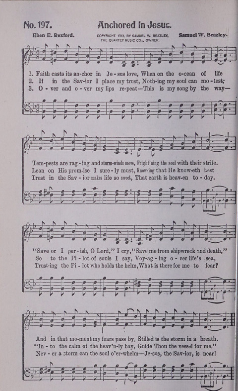World Wide Revival Songs No. 2: for the Church, Sunday school and Evangelistic Campains page 196