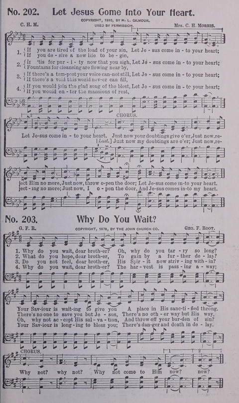 World Wide Revival Songs No. 2: for the Church, Sunday school and Evangelistic Campains page 201