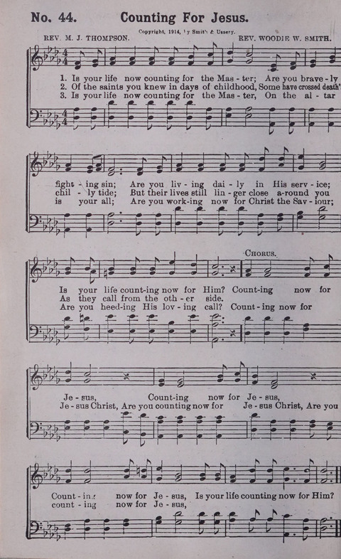 World Wide Revival Songs No. 2: for the Church, Sunday school and Evangelistic Campains page 44