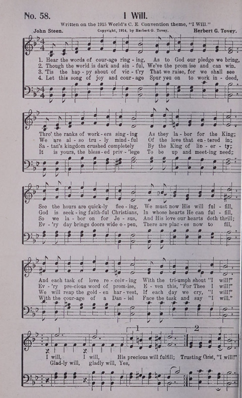 World Wide Revival Songs No. 2: for the Church, Sunday school and Evangelistic Campains page 58