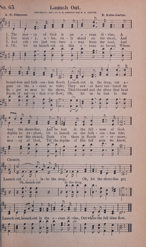 World Wide Revival Songs No. 2: for the Church, Sunday school and Evangelistic Campains page 65