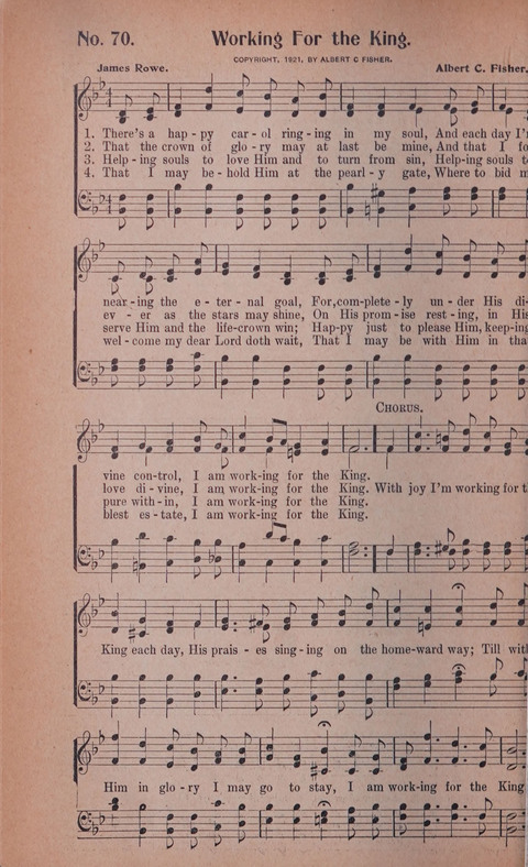 World Wide Revival Songs No. 2: for the Church, Sunday school and Evangelistic Campains page 70