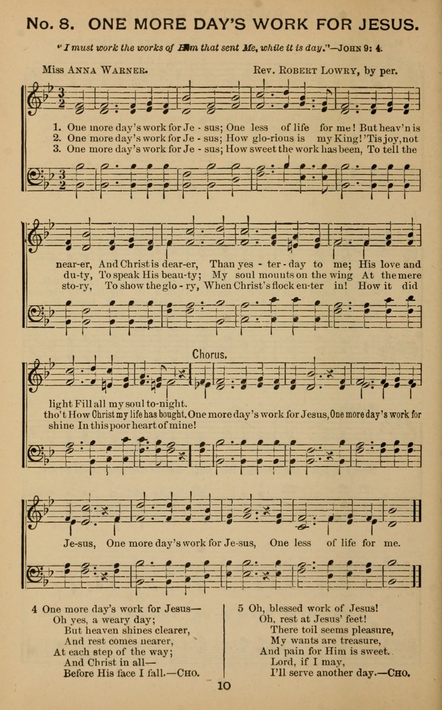 Windows of Heaven: hymns new and old for the church, sunday school and home (New ed.) page 10