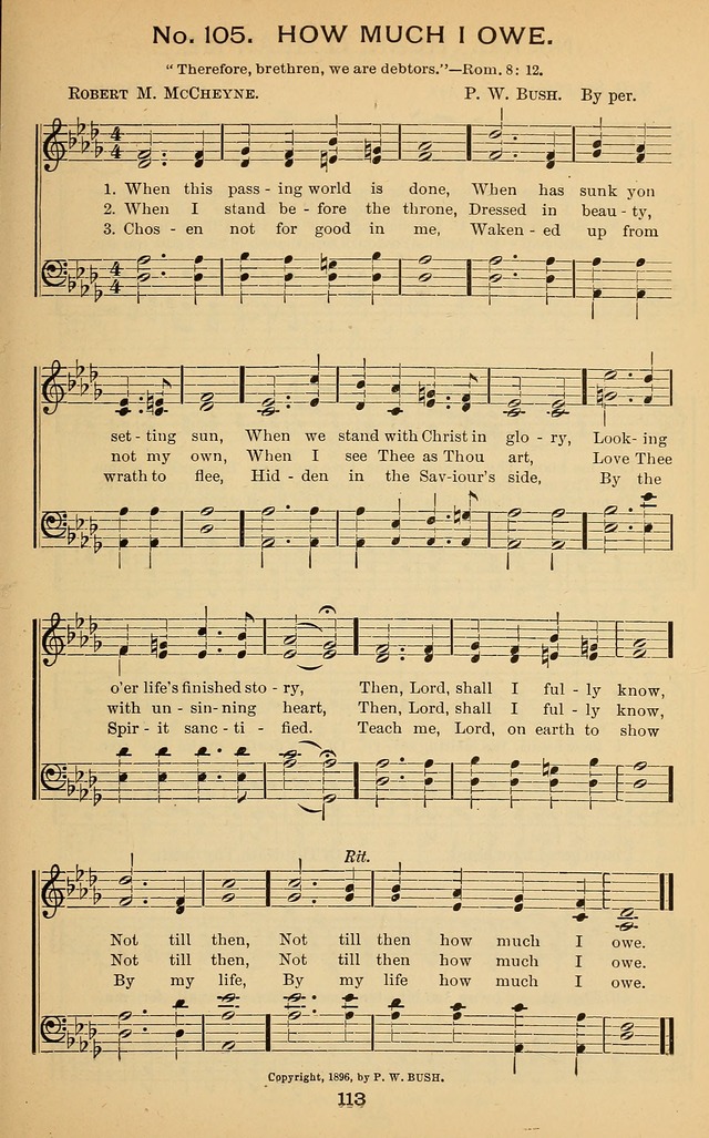 Windows of Heaven: hymns new and old for the church, sunday school and home (New ed.) page 113