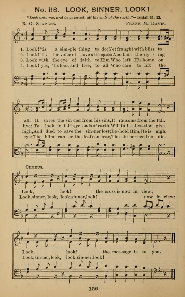 Windows of Heaven: hymns new and old for the church, sunday school and home (New ed.) page 126