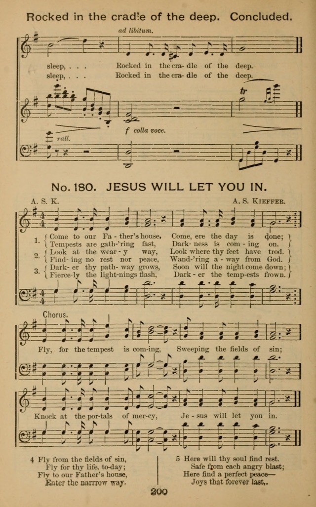 Windows of Heaven: hymns new and old for the church, sunday school and home (New ed.) page 200