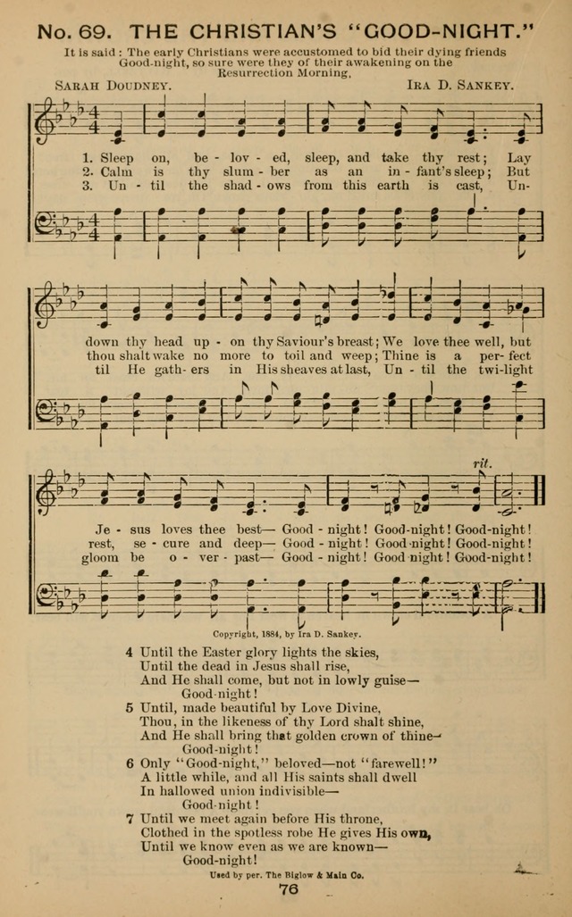 Windows of Heaven: hymns new and old for the church, sunday school and home (New ed.) page 76