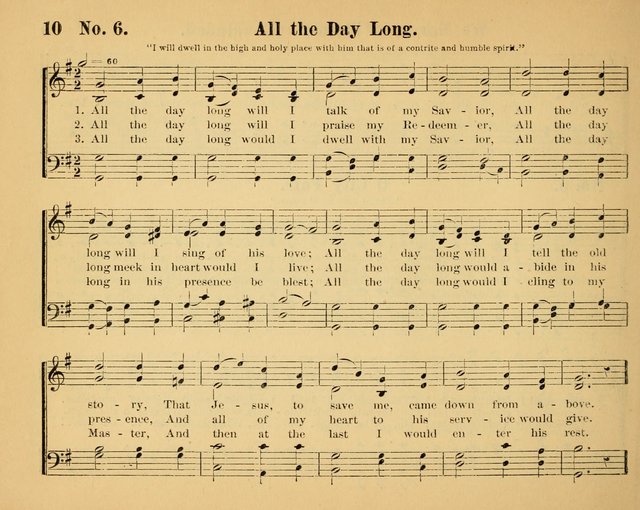The Way of Life: for the Sunday-school. a valuable collection of songs both new and standard, carefully selected and arranged for this work page 10
