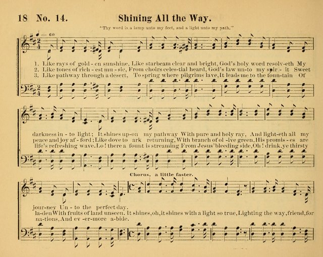 The Way of Life: for the Sunday-school. a valuable collection of songs both new and standard, carefully selected and arranged for this work page 18