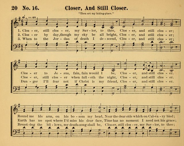 The Way of Life: for the Sunday-school. a valuable collection of songs both new and standard, carefully selected and arranged for this work page 20