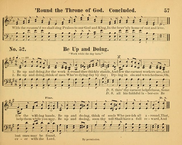 The Way of Life: for the Sunday-school. a valuable collection of songs both new and standard, carefully selected and arranged for this work page 57