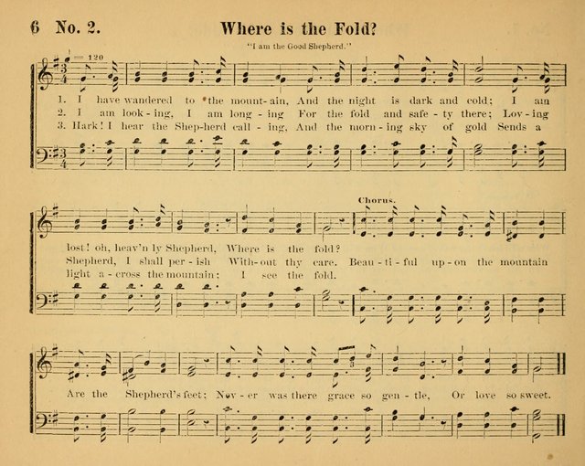 The Way of Life: for the Sunday-school. a valuable collection of songs both new and standard, carefully selected and arranged for this work page 6