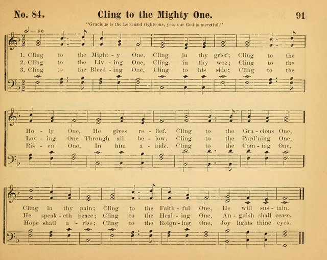 The Way of Life: for the Sunday-school. a valuable collection of songs both new and standard, carefully selected and arranged for this work page 91