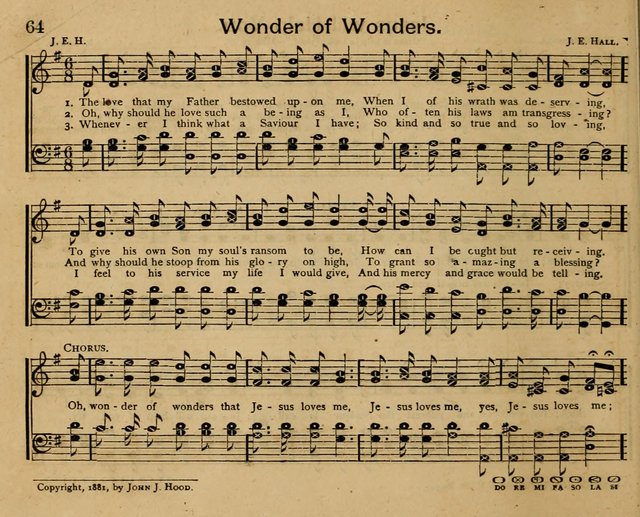 The Wells of Salvation: songs for the Sabbath School page 64