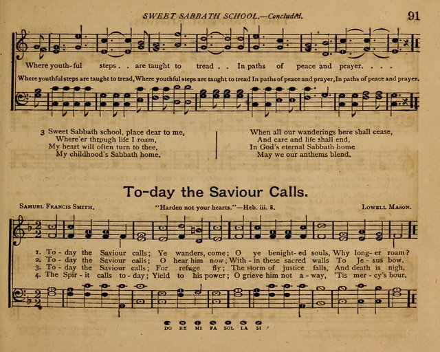 The Wells of Salvation: songs for the Sabbath School page 91