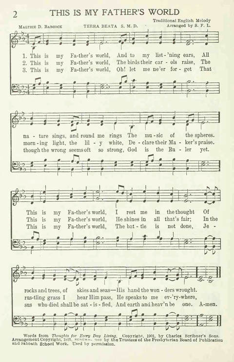 Youth Hymnal page 2