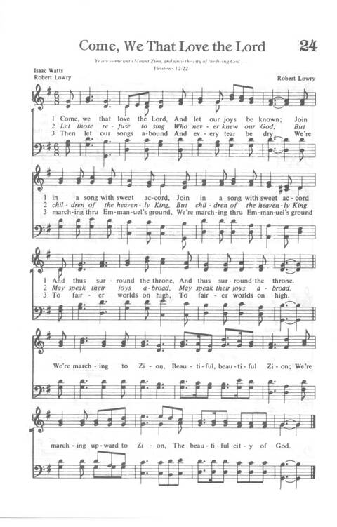 Yes, Lord!: Church of God in Christ hymnal page 25