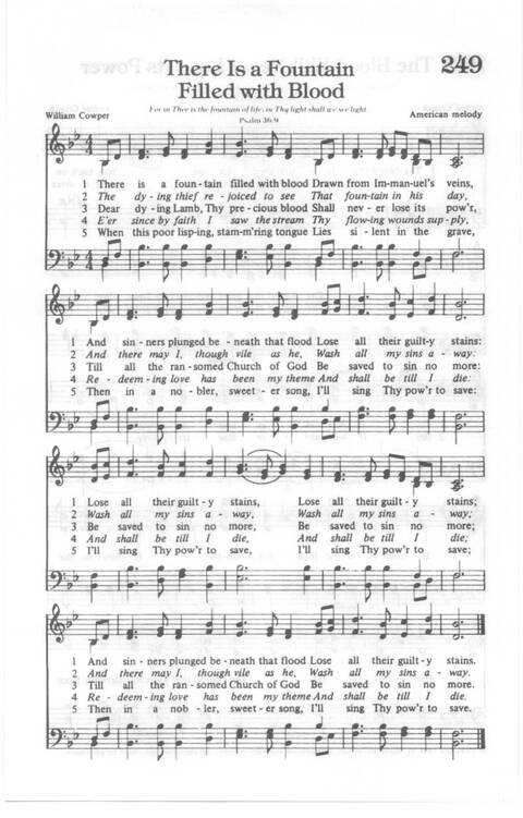 Yes, Lord!: Church of God in Christ hymnal page 269