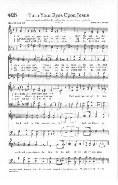 Yes, Lord!: Church of God in Christ hymnal page 454