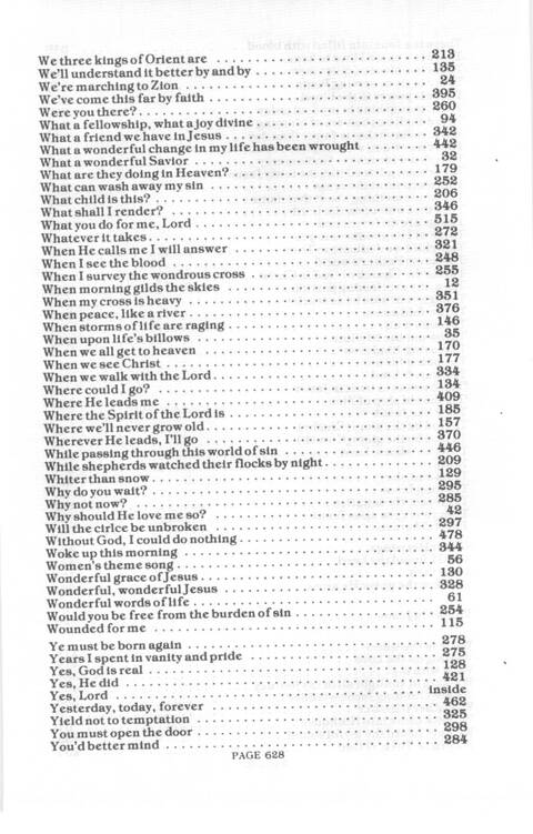 Yes, Lord!: Church of God in Christ hymnal page 616