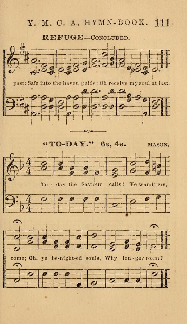 The Y. M. Christian Association Hymn-Book, with Tunes. page 111
