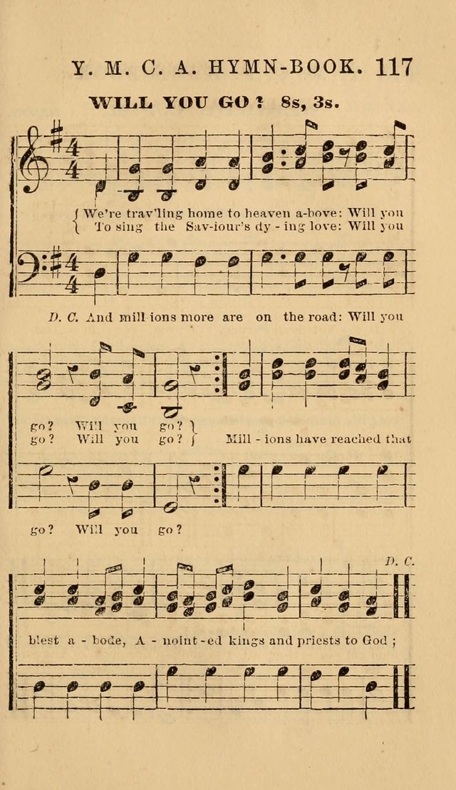 The Y. M. Christian Association Hymn-Book, with Tunes. page 117