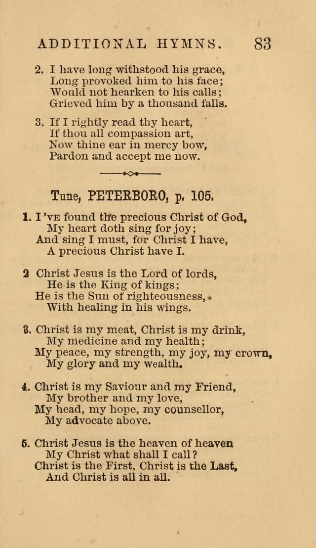 The Y. M. Christian Association Hymn-Book, with Tunes. page 83