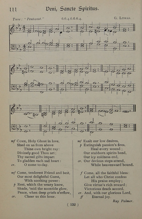 The Y.M.C.A. Hymnal: specially compiled for the use of men page 132