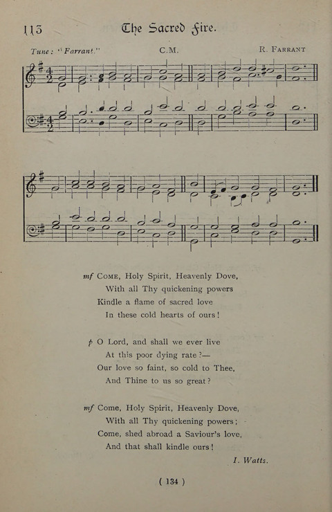 The Y.M.C.A. Hymnal: specially compiled for the use of men page 134