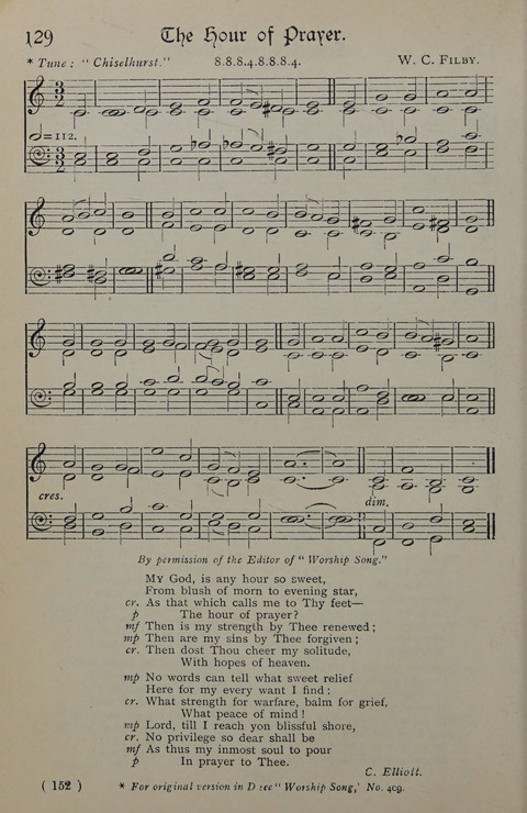 The Y.M.C.A. Hymnal: specially compiled for the use of men page 152