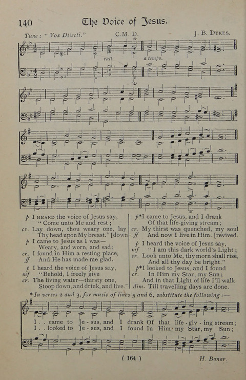 The Y.M.C.A. Hymnal: specially compiled for the use of men page 164
