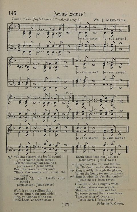 The Y.M.C.A. Hymnal: specially compiled for the use of men page 171