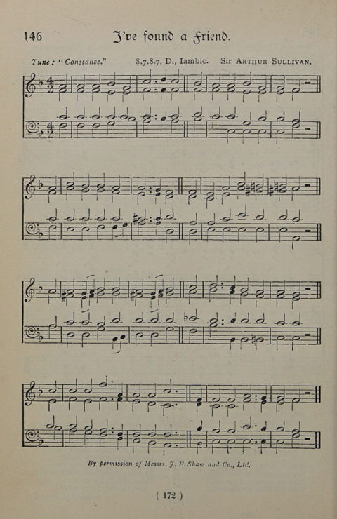 The Y.M.C.A. Hymnal: specially compiled for the use of men page 172
