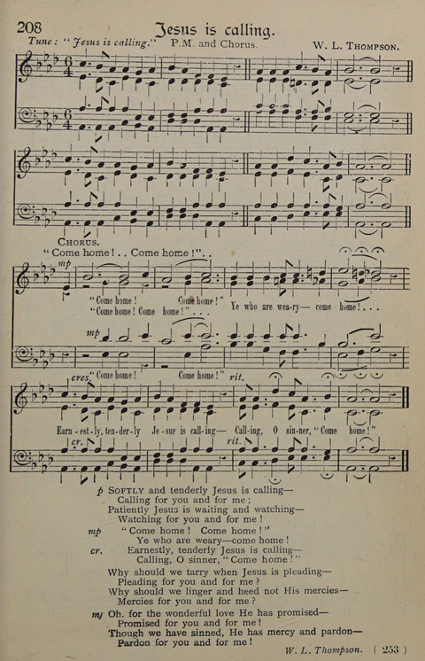 The Y.M.C.A. Hymnal: specially compiled for the use of men page 253