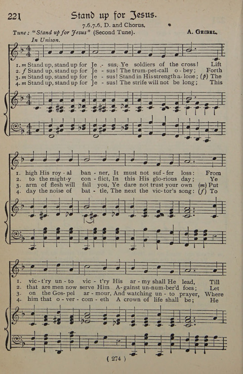 The Y.M.C.A. Hymnal: specially compiled for the use of men page 274