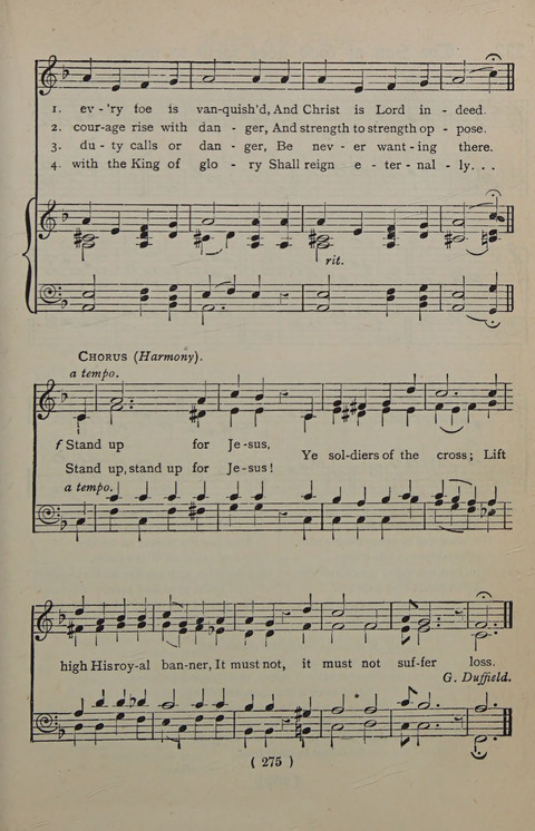 The Y.M.C.A. Hymnal: specially compiled for the use of men page 275
