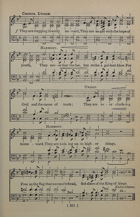 The Y.M.C.A. Hymnal: specially compiled for the use of men page 311