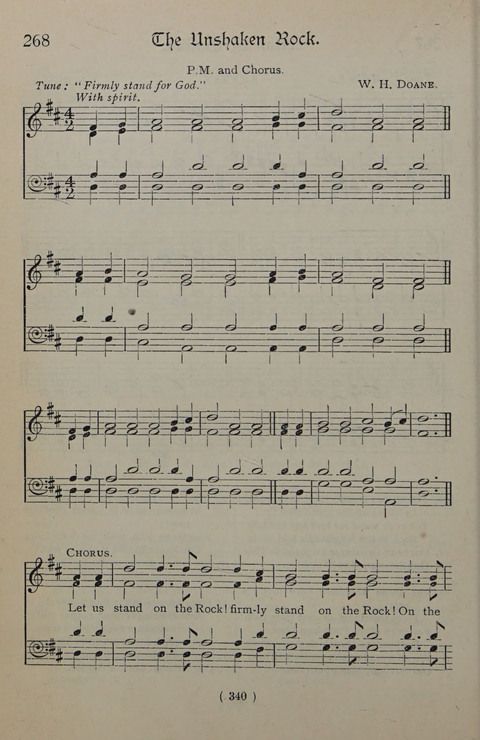 The Y.M.C.A. Hymnal: specially compiled for the use of men page 340