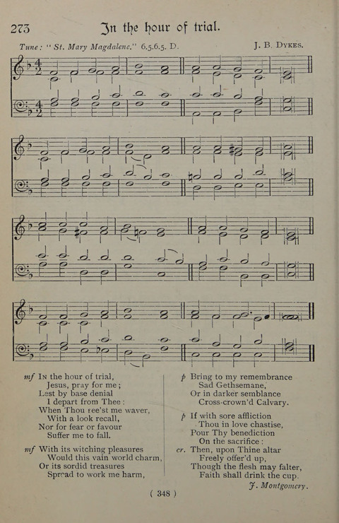 The Y.M.C.A. Hymnal: specially compiled for the use of men page 348