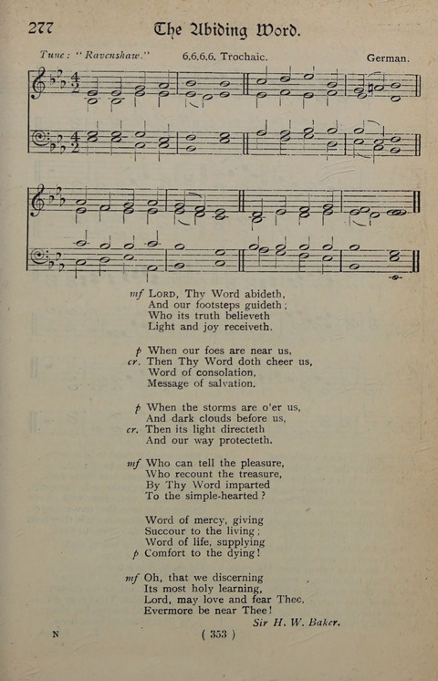 The Y.M.C.A. Hymnal: specially compiled for the use of men page 353