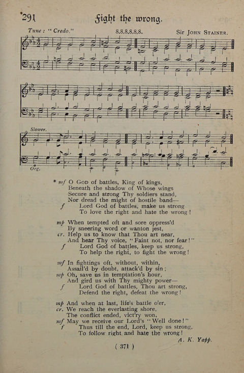 The Y.M.C.A. Hymnal: specially compiled for the use of men page 371