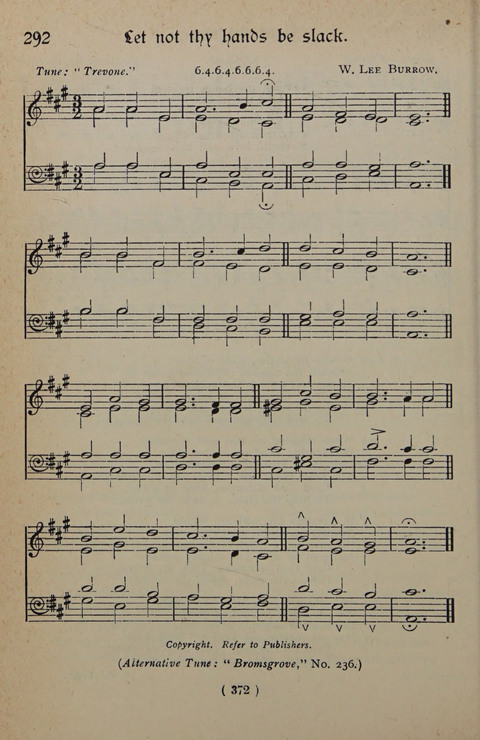The Y.M.C.A. Hymnal: specially compiled for the use of men page 372