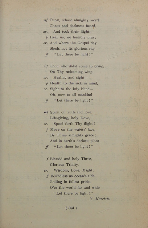 The Y.M.C.A. Hymnal: specially compiled for the use of men 300. Thou ...