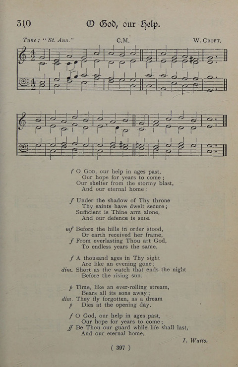 The Y.M.C.A. Hymnal: specially compiled for the use of men page 397