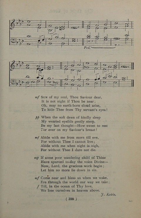 The Y.M.C.A. Hymnal: specially compiled for the use of men page 399