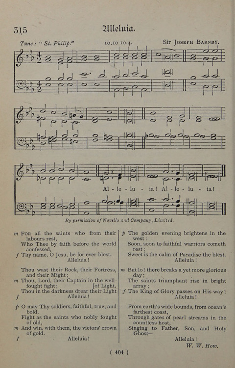 The Y.M.C.A. Hymnal: specially compiled for the use of men page 404