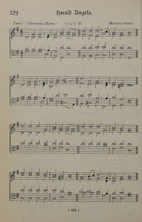 The Y.M.C.A. Hymnal: specially compiled for the use of men page 420