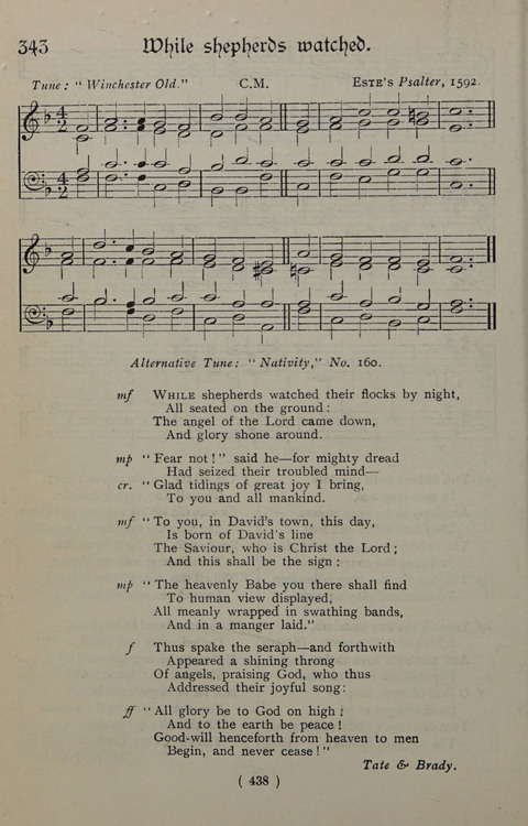 The Y.M.C.A. Hymnal: specially compiled for the use of men page 438
